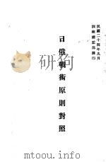 日俄战术原则对照   1935  PDF电子版封面    训练总监部军学编译处译印 