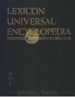 LEXICON UNIVERSAL ENCYCLOPEDIA 7     PDF电子版封面     
