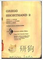 GREGG SHORTHAND 2     PDF电子版封面     