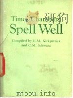 Times/Chambers Spell Well     PDF电子版封面     