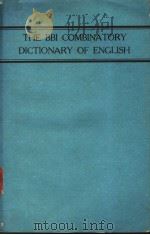THE BBI COMBINATORY DICTIONARY OF ENGLISH     PDF电子版封面     