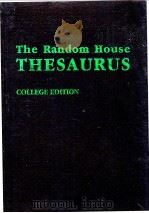 The Random House THESAURUS   PDF电子版封面     