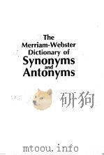 The Merriam-Webster Dictionary of Synonyms and Antonyms     PDF电子版封面     