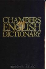 Chambers English Dictionary     PDF电子版封面     