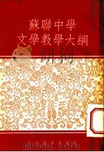 苏联中学文学教学大纲   1954  PDF电子版封面    裔寿康，张蓝田，商福家译 