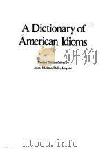 A Dictionary of American Idioms     PDF电子版封面     