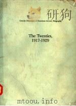 The Twenties 1917-1929     PDF电子版封面     
