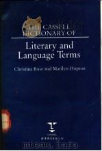 The Cassell Dictionary of Literary and Language Terms     PDF电子版封面     