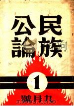 民族公论   1938  PDF电子版封面    民族公论社编 