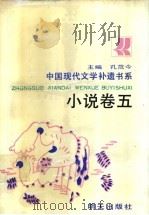 中国现代文学补遗书系  小说卷  5   1990  PDF电子版封面  7533210409  孔范今主编 