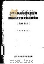 中华人民共和国恢复时期国民经济发展史料选辑提纲  资料索引（ PDF版）