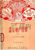 蔬菜增产经验  1   1958  PDF电子版封面  16071·24  北京市农林水利局编 