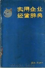 实用企业经营辞典   1990  PDF电子版封面  7800382192  杨河清，秦勇主编 