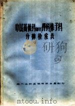 中国蔷薇科  部分  、桦科、榛子科分种检索表     PDF电子版封面     