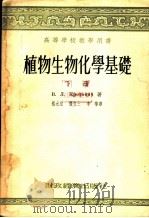 高等学校教学用书  植物生物化学基础  下   1955  PDF电子版封面    В.Л.Кретович著；蔡元定，龚立三，李华译 