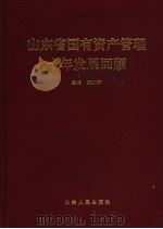 山东省国有资产管理十年发展回顾   1999  PDF电子版封面  7209025235  宋文平主编 