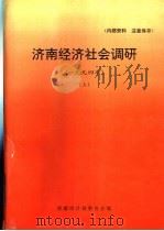 济南经济社会调研  1994年  上     PDF电子版封面    济南市计划委员会编 