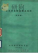 山东半岛综合国土规划  待审稿（1991 PDF版）