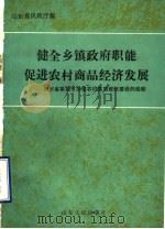 健全乡镇政府职能促进农村商品经济发展：山东省莱芜市加强农村基层政权建设的经验   1989  PDF电子版封面  7209003819  山东省民政厅编 