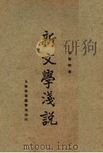 新文学浅说   1921  PDF电子版封面    胡怀琛编 