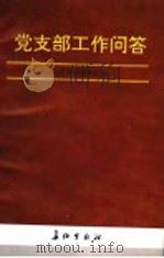 党支部工作问答  修订版   1994  PDF电子版封面  7800152715  总政治部组织部编 