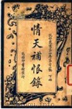 情天补恨录   1927  PDF电子版封面     