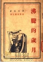 沸腾的岁月   1947  PDF电子版封面    袁水拍著 