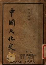 中国文化史  上   1924  PDF电子版封面    顾康伯编 
