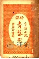 言情小说  新译青黎影（1908 PDF版）