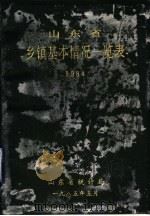 山东省乡、镇基本情况一览表  1984   1985  PDF电子版封面    山东省统计局 