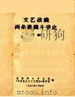 文艺战线两条路线斗争史  下编   1972  PDF电子版封面    吉林师大中文系，《马克思主义文艺理论》教学组编 