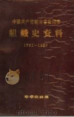 中国共产党湖南省衡阳市组织史资料  1921-1987     PDF电子版封面     