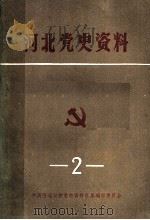 河北党史资料  第2辑（1985 PDF版）