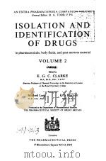 ISOLATION AND IDENTIFICATION OF DRUGS（ PDF版）