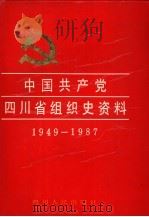 中国共产党四川省组织史资料  1949-1987（1994 PDF版）