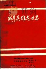 战斗英雄龙世昌（1988 PDF版）