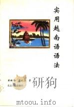 实用越南语语法   1997  PDF电子版封面  7301033923  黄敏中，傅成劼著 