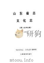山东省志文化志  第二次评议稿  下（1993 PDF版）