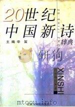 20世纪中国新诗辞典   1997  PDF电子版封面  7543202360  辛笛主编 