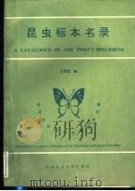 昆虫标本名录   1993  PDF电子版封面  7810025554  江世宏编 