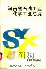 河南省石油工业化学工业总览   1989  PDF电子版封面  7215005615  张静主编 