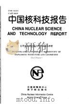 中国核科技报告  应用分形理论探讨炸药的撞击感度   1998  PDF电子版封面    林其文 