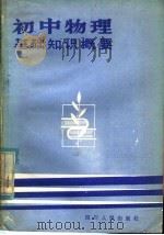 初中物理基础知识概要（1981 PDF版）