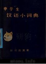 中学生汉语小词典   1987  PDF电子版封面  17214·30  王大东编著 