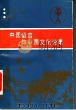 中国语言与中国文化论集   1993  PDF电子版封面  9624645612  申小龙，李耀楠，赵世举主编 