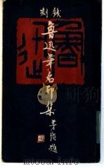 钱刻鲁迅笔名印集   1981  PDF电子版封面  8233·145  钱君刕篆刻，撰文 