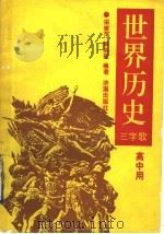 世界历史三字歌   1992  PDF电子版封面  7805725888  宋爱萍，解洪臣编著 