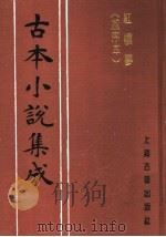 古本小说集成  红楼梦  戚序本  第4册（1994 PDF版）