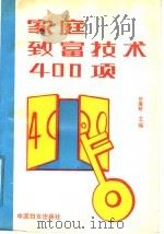 家庭致富技术400项   1991  PDF电子版封面  7800163784  刘国柱主编 