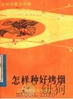 怎样种好烤烟   1983  PDF电子版封面  16195·80  李泽渠编 